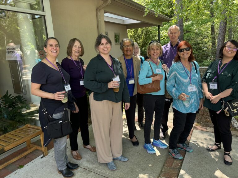 Choir director Jean Marie Whaley and choir members at ChoirFest hosted by ERRUF, 2024