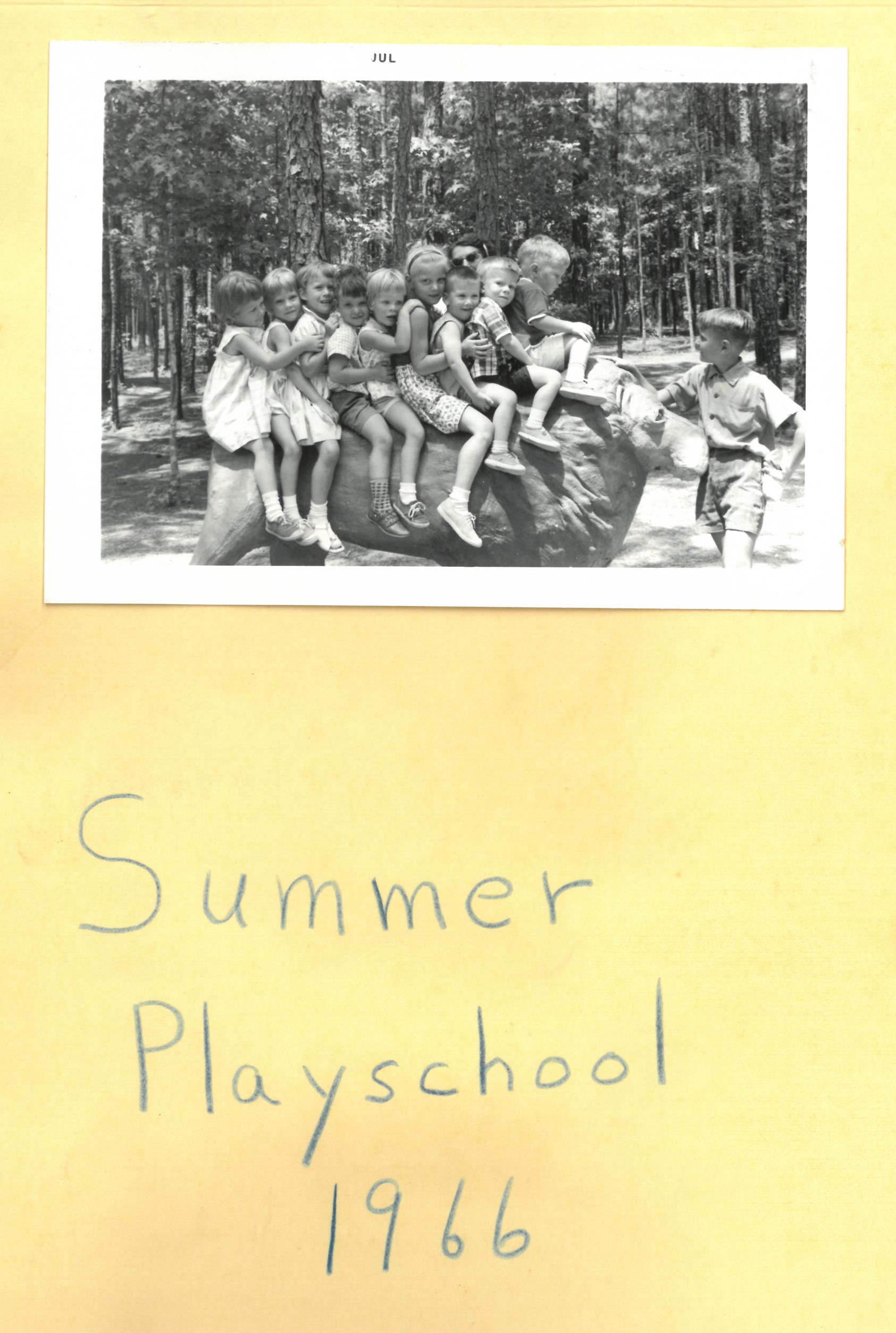 Summer playschool 1966